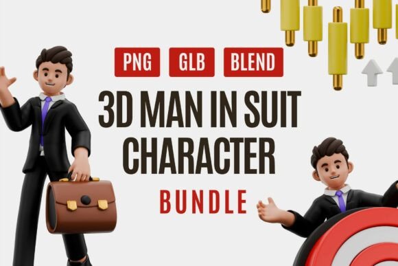 Download Professional 3D Businessman Character - Professional Collection