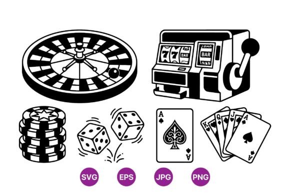 Download Casino Game Icon Vector Set - Icon vector Collection