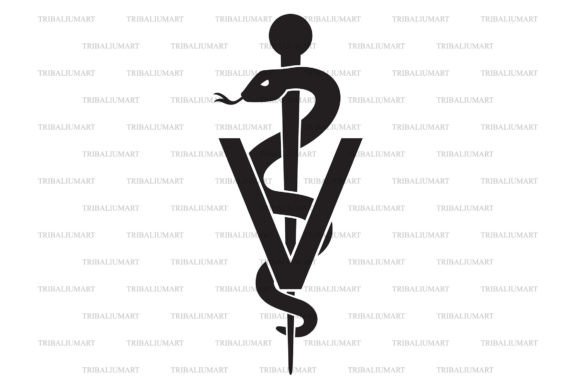 Download Veterinary Symbol Caduceus Snake - Veterinary Collection