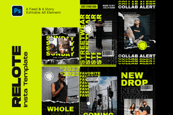 Download Relote Hypebeast Instagram Template - Hypebeast Collection