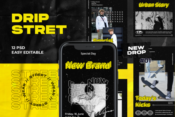 Download Dripstret Hypebeast Instagram Template - Hypebeast Collection