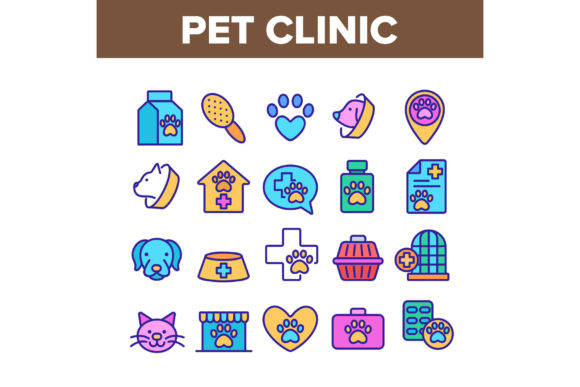Download Pet Clinic Veterinary Collection Icons - Veterinary Collection