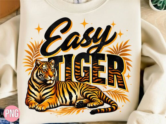 Download Easy Tiger Retro Wild Animal PNG Shirt - Retro Collection